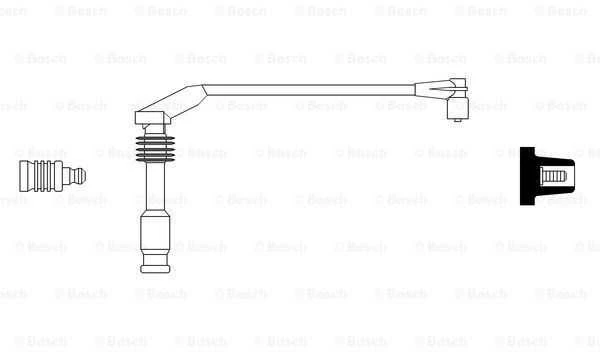 BOSCH uždegimo laidas 0986356244 1282127