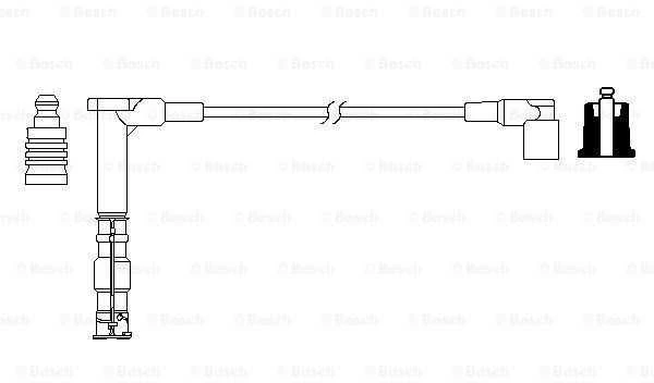 BOSCH uždegimo laidas 0986357706 58MR