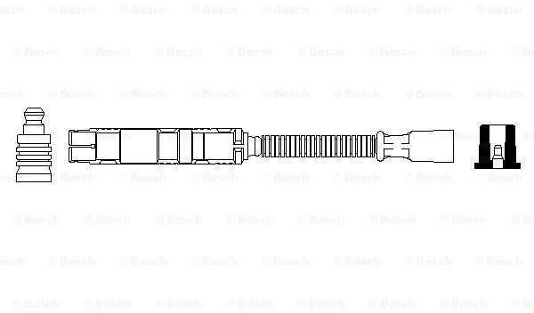 Bosch Uždegimo laidas Mercedes-Benz G-Class C-Class E-Class ML-Class SLR 0055808220 0055808320