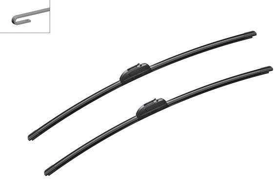 Valytuvų komplektas Bosch Aerotwin Retrofit AR657S, 650/650 mm