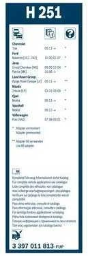 BOSCH valytuvų mentės 3397011813 LR038795