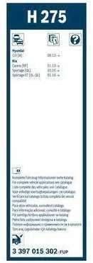 BOSCH valytuvų mentės 3397015302 98850A4000