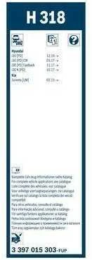BOSCH valytuvų mentės 3397015303 98850C5100