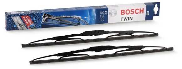 Valytuvų komplektas Bosch Twin 420, 420/420 mm