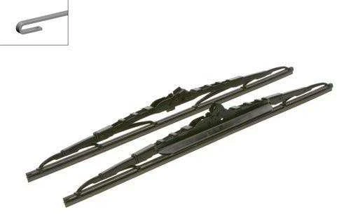 Valytuvų komplektas Bosch Twin Spoiler 450S, 450/450 mm