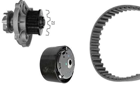 Bosch Vandens Siurblio Ir Paskirstymo Dirzo Rinkinys Fiat Punto Brava Bravo Marea 46471381 46471381A 46471382