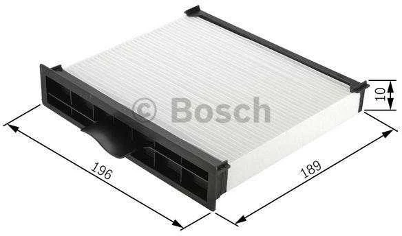 Bosch Žiedadulkės Filtras Chevrolet Matiz Spark M200 M250 M150 DaeWoo 96343351 96436938