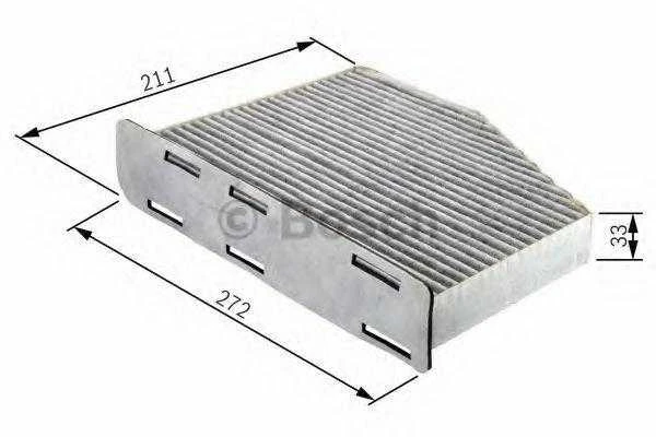Bosch Žiedadulkių Filtras Audi A3 A4 TT VW Golf Passat Skoda Octavia 1K0123011A 1K0123011B 1K0123011C