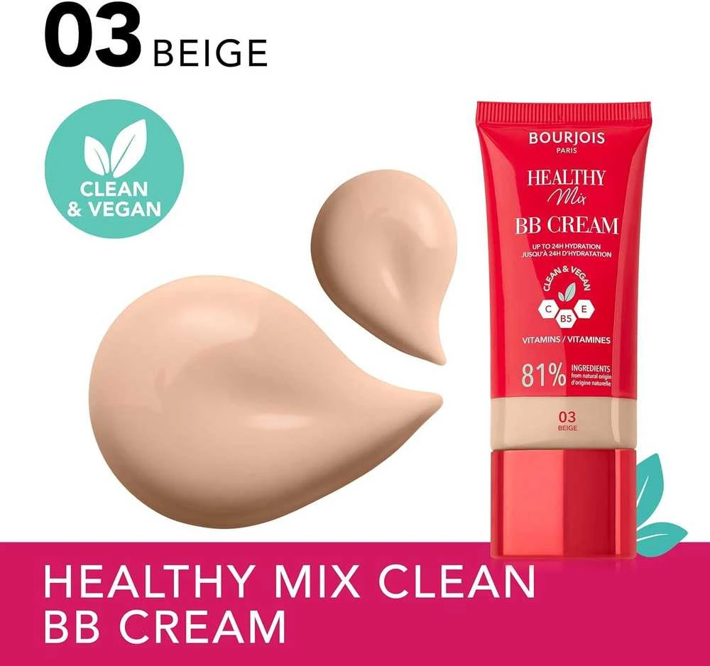 BOURJOIS Paris Healthy Mix Clean & Vegan BB Kreminis BB Kreminis