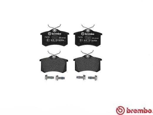 Brembo Galinių stabdžių trinkelių rinkinys RENAULT Espace III CITROËN C3 II