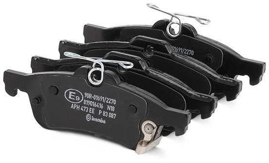 Brembo Stabdžių trinkelių rinkinys TOYOTA Yaris II 044660D010 04466YZZE6