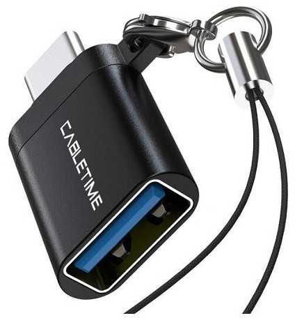 Cabletime OTG adapteris USB 3.0 Type-C (M) - USB Type-A (F)