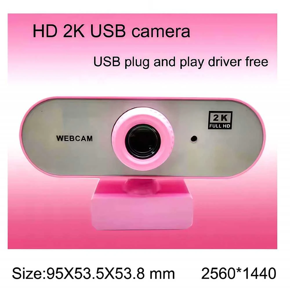 Cann 2K Full HD vaizdo kamera su integruotu mikrofonu