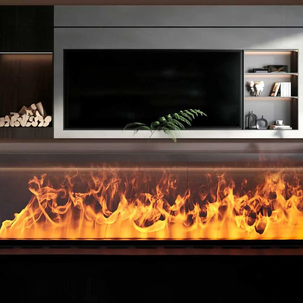 Cann 3D simuliacija LED elektrinis židinys 200x24x17cm