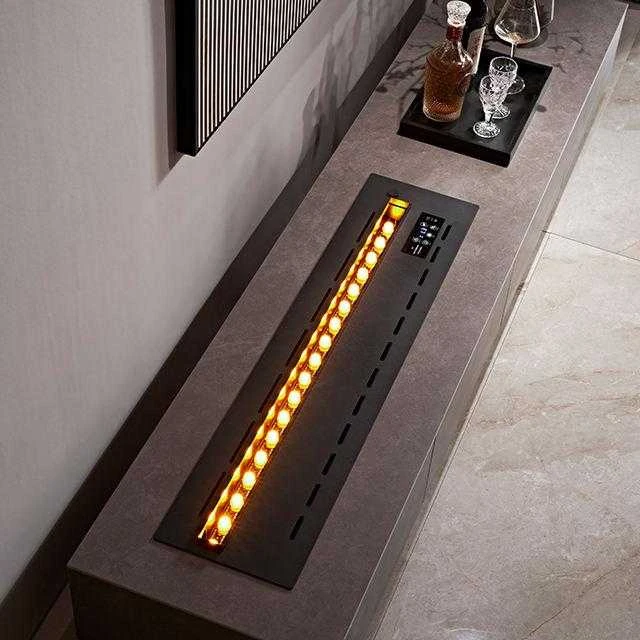 Cann 3D simuliacija LED elektrinis židinys 180x24x17cm