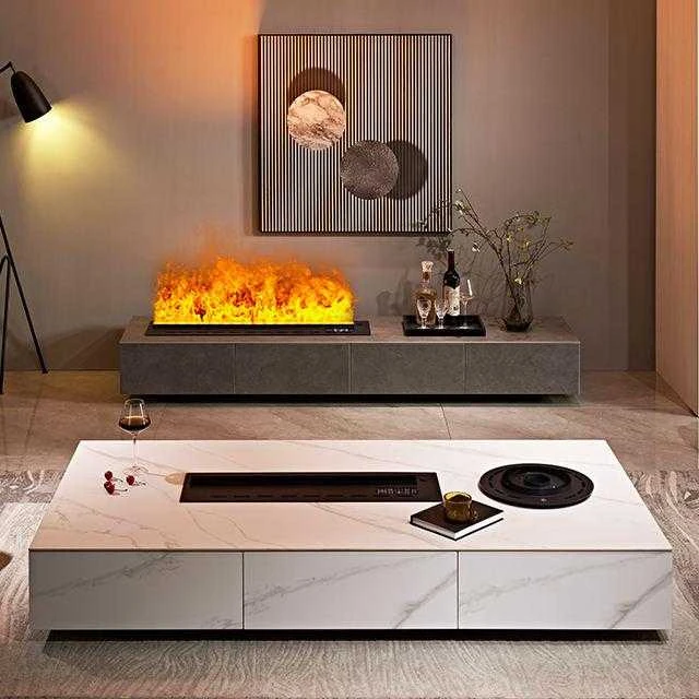 Cann 3D simuliacija LED elektrinis židinys 180x24x17cm
