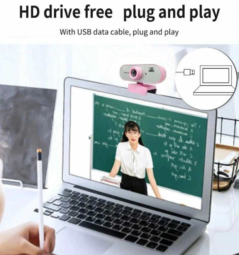Cann 4K Full HD vaizdo kamera su integruotu mikrofonu