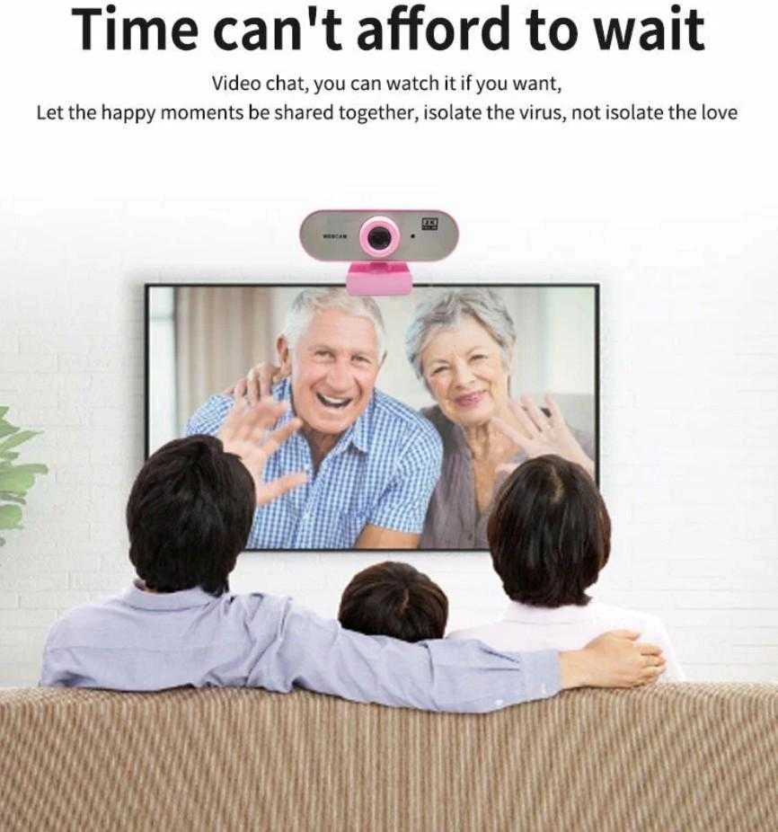 Cann 4K Full HD vaizdo kamera su integruotu mikrofonu