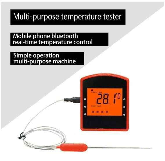 Cann Aukštos temperatūros belaidis maisto termometras TP6061 su "Bluetooth