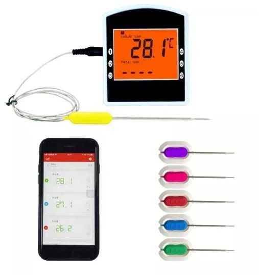 Cann Aukštos temperatūros belaidis maisto termometras TP6061 su "Bluetooth