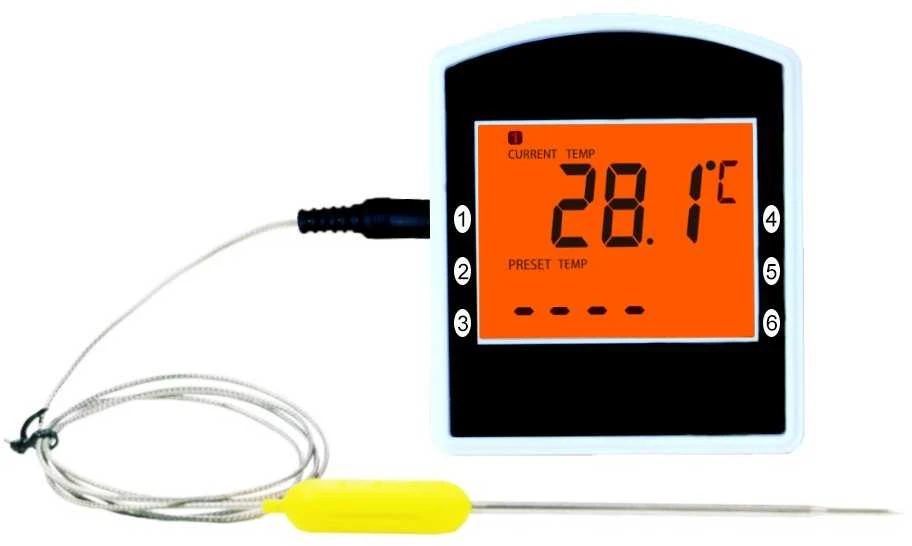 Cann Aukštos temperatūros belaidis maisto termometras TP6061 su "Bluetooth