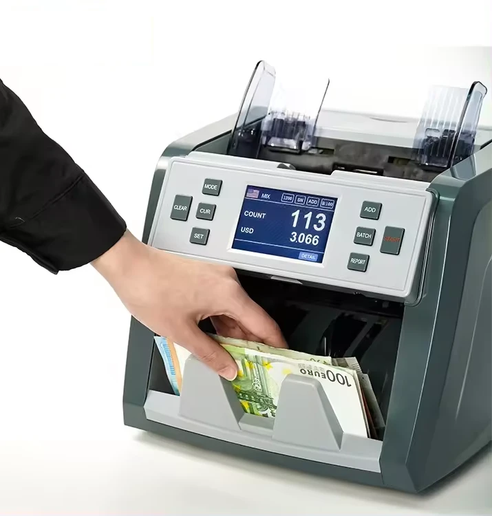 Cann EC900 banknotų skaičiuotuvas ir padirbtų banknotų detektorius