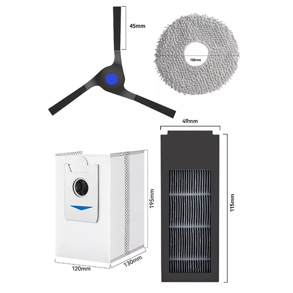 Cann "Ecovacs" "Deebot X2 Omni" / "X2 Pro" / "X2", dulkių siurblio rinkinys