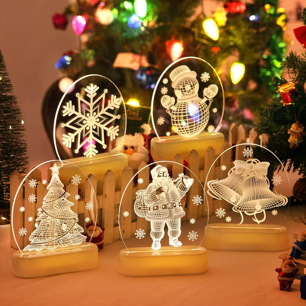 CANN Kalėdinė dekoracija 3D šviestuvas - Snaigė NYG059SNOWFLAKE