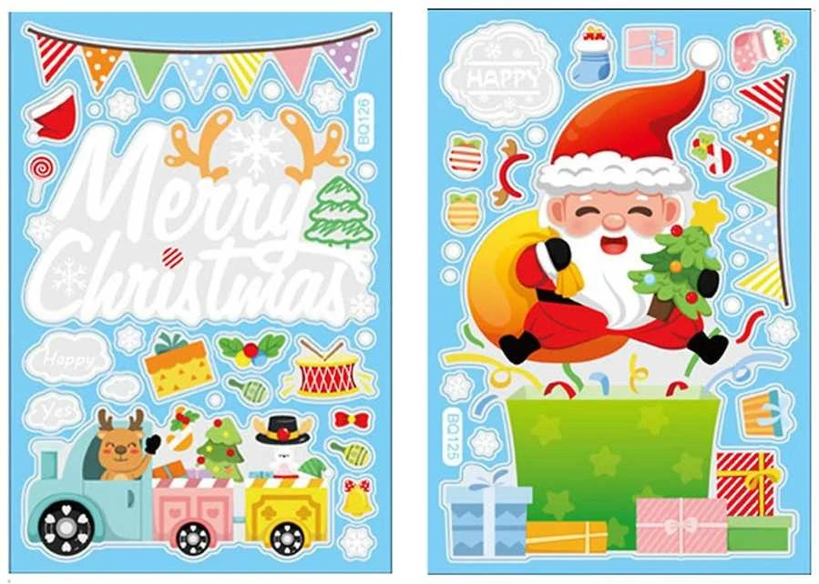 CANN Kalėdiniai langų lipdukai 12 vnt. NYstickers12