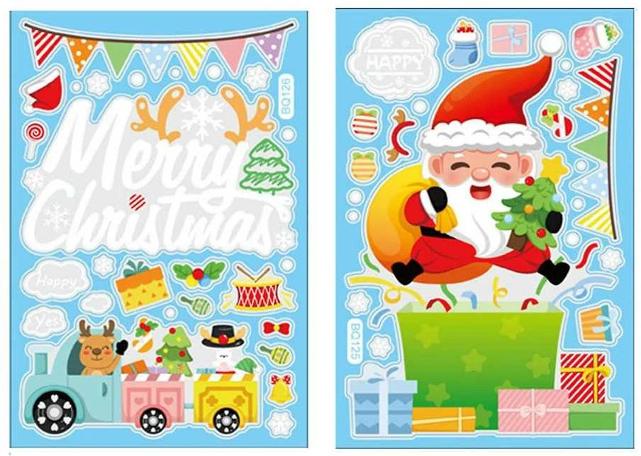 CANN Kalėdiniai langų lipdukai 6vnt NYstickers