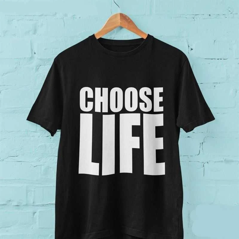 Cann Marškinėliai vyrams ir moterims (unisex) "Choose Life" Juodas L