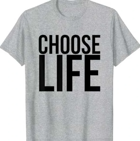 Cann Marškinėliai vyrams ir moterims (unisex) "Choose Life" Pilkas