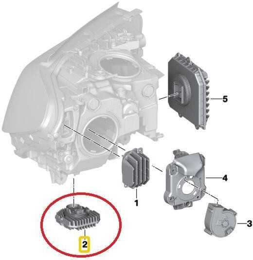 Carso 5 6 serijos BMW: G30 G31 F90 M5 G32 LED priekinių žibintų modulis 63117214934