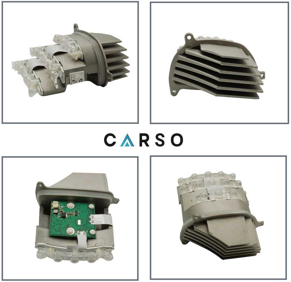 Carso BMW 3 serijos E90 E91 LCI dešiniojo posūkio signalo indikatoriaus modulis 63127245814