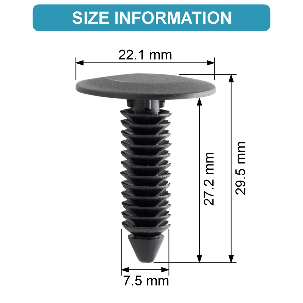Carso Chrysler Peugeot Citroen Opel klipsų fiksatorius 6501916 22547243 20vnt.