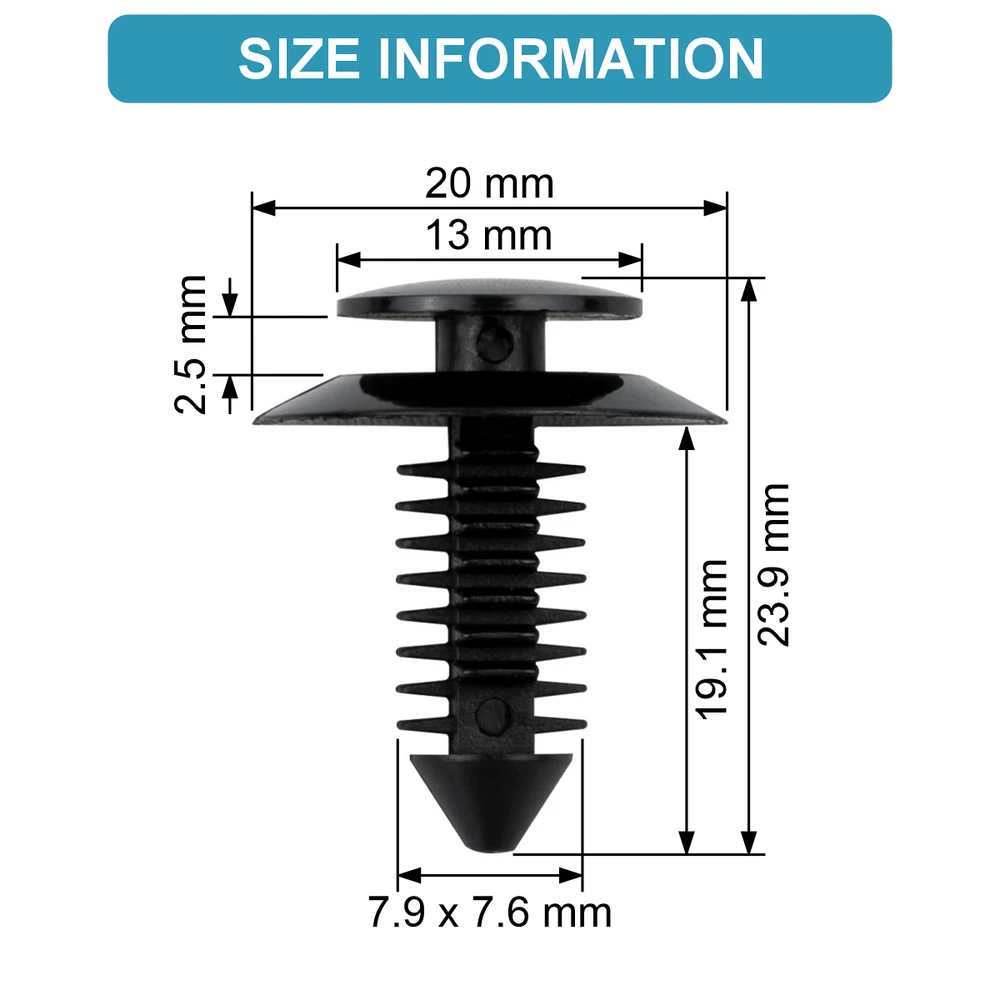 Carso "Ford F150 Explorer Lincoln" fiksatorius N801925S N802900S 20vnt.