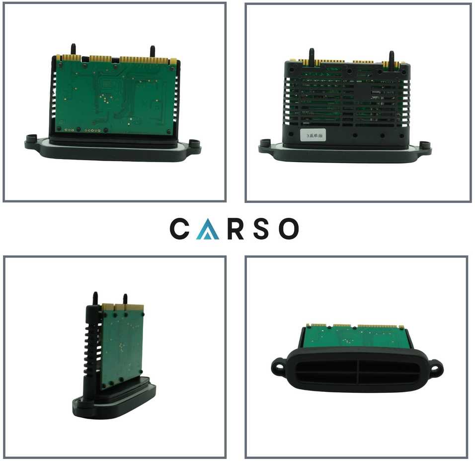 Carso Ksenono priekinių žibintų vairuotojo modulis BMW 3 serijos F30 F31 F34 GT 63117316147