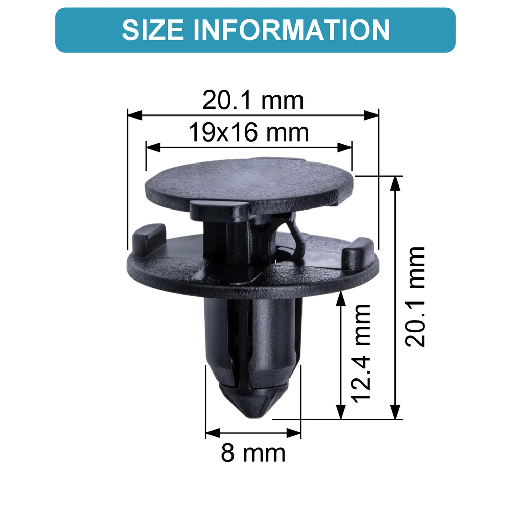 Carso Plastikinė apdailos sąvarža tinka Nissan Infinity Renault 015532DR9A 01553-09321 10vnt.