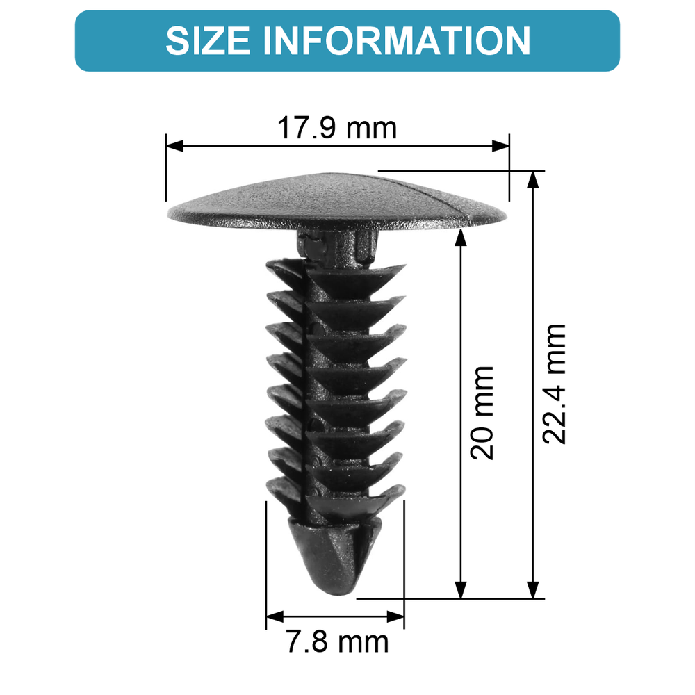 CARSO stumiamojo kaiščio fiksatorius 6030441, 50 vnt.