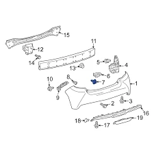 Carso Toyota Camry Bamper Cover Fender Liner Screws 9015960477 9015960498 90159T0034 10 vnt.