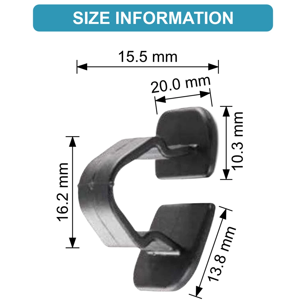 Carso VW Audi SEAT Skoda Kapoto izoliacijos laikiklis 20 vnt. 1H5863849