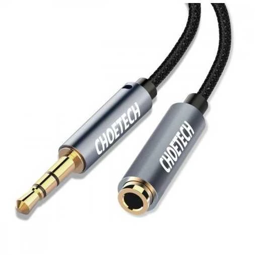 CHOETECH 3.5mm prailgintuvas su metaliniais antgaliais