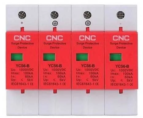 CNC DC viršįtampių ribotuvas, 4P, B klasės, 60-1000kA, 1000VDC