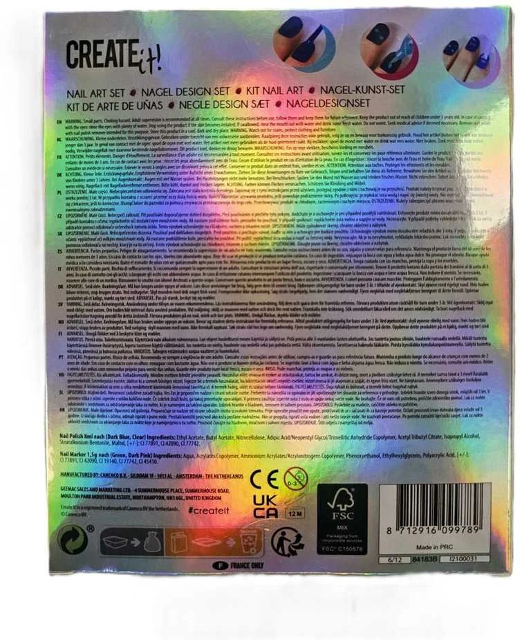 Nagų dažymo rinkinys Create it!
