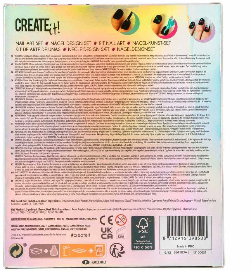 Create It Nagų dizaino rinkinys mergaitėms (nuo 6 metų)