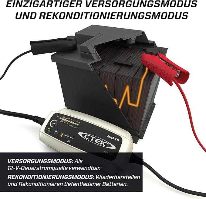 10A akumuliatorių įkroviklis CTEK MXS 10