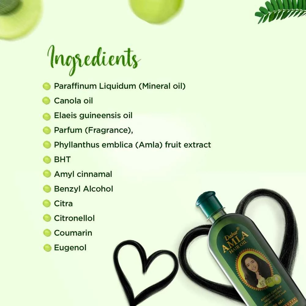 DABUR VATIKA Dabur Amla plaukų aliejus, 300 ml