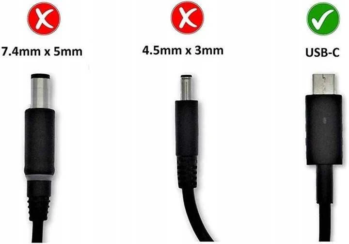 DELL kintamosios srovės adapteris 65 W USB-C, 0VT148