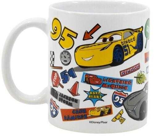 "Disney Cars" lipdukai porcelianinis puodelis 325 ml dovanų dėžutėje