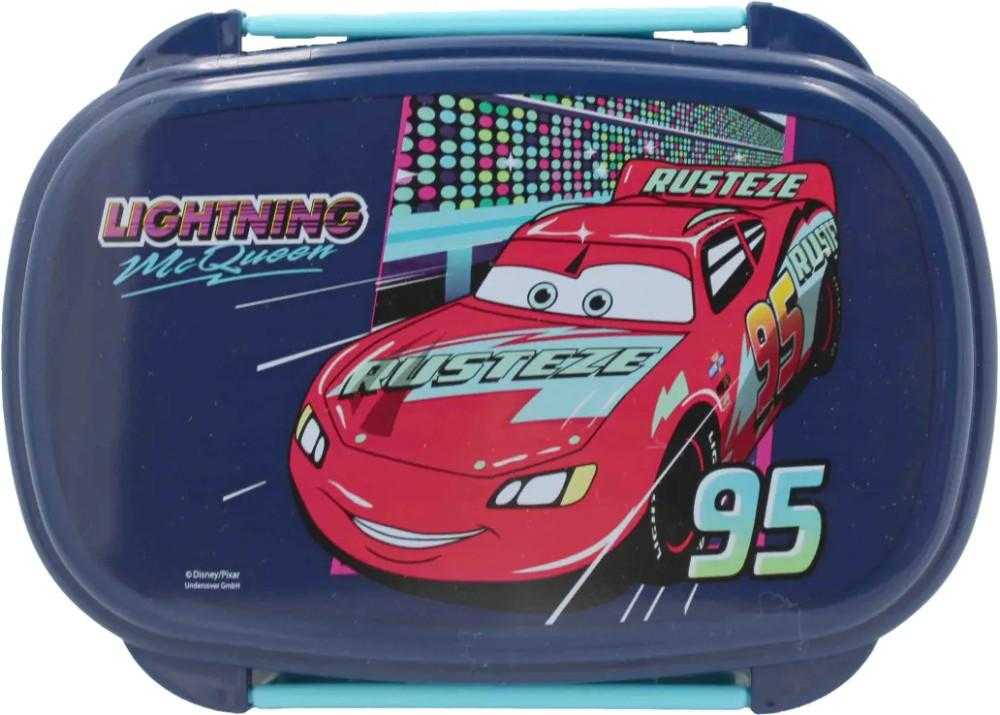 "Disney Cars" sumuštinių dėžutės stalo įrankių rinkinys